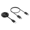 Manhattan 1080p Wireless HDMI Display Presentation Kit, 2-teiliges Set mit HDMI-Empfänger und HDMI-Sender-Dongle zur drahtlosen Übertragung eines Videosignals von einem Laptop/Tablet/Smartphone auf einen HDMI-Fernseher oder Projektor, Schwarz