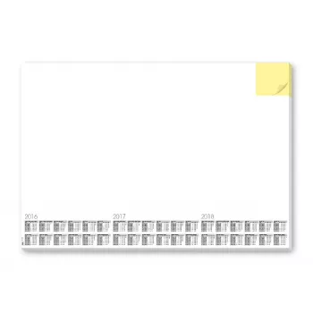 Schreibtischunterlage Papier Weiß Sigel HO490