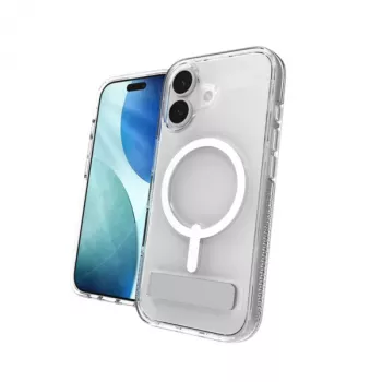 ZAGG Crystal Palace Snap Kickstand Hülle für Apple iPhone 17, Cover, Apple, iPhone 17, 16 cm (6,3 Zoll), Transparent