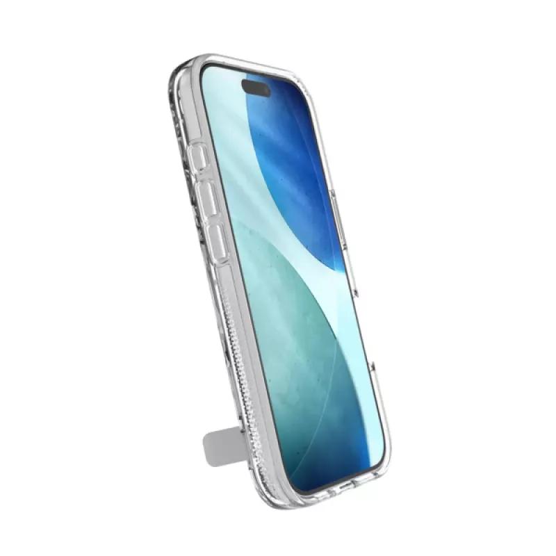 ZAGG Crystal Palace Snap Kickstand Hülle für Apple iPhone 17, Cover, Apple, iPhone 17, 16 cm (6,3 Zoll), Transparent