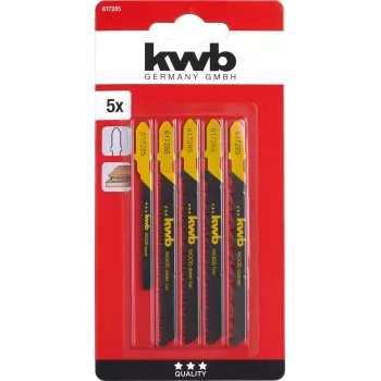 Stichsägeblatt KWB 617285 Hochgekohlter Stahl 5 Stück