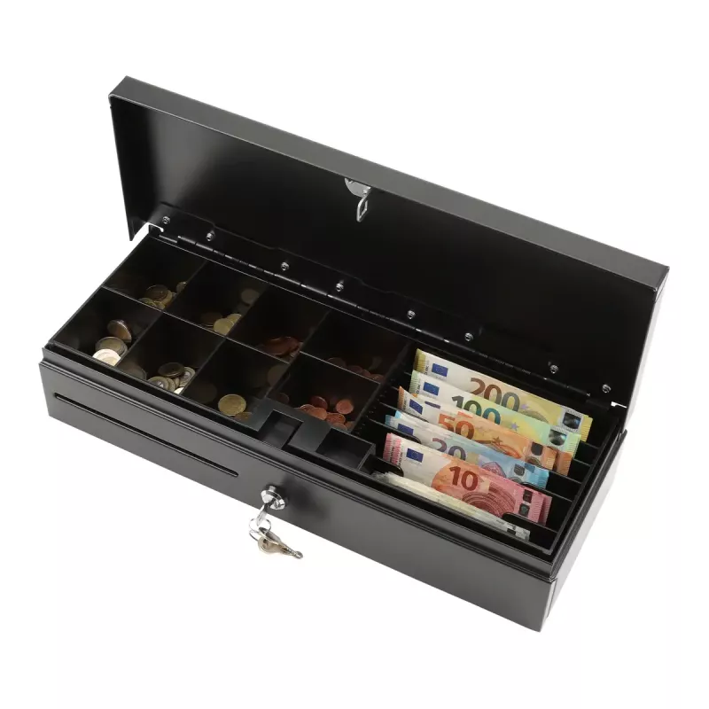 Elektronische Kassenschublade Olympia HS-170 Stahl Schwarz 460x170x100mm