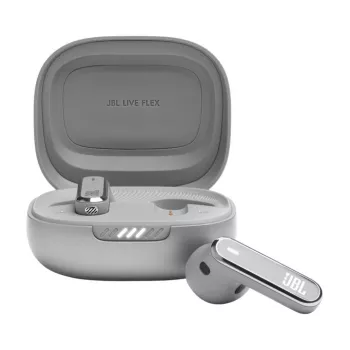 JBL LIVE FLEX Headset Kabellos In-Ear Anrufe/Musik Bluetooth Silber