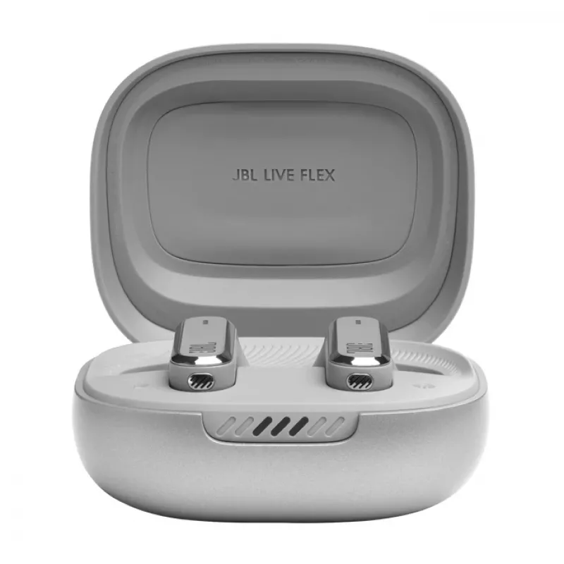 JBL LIVE FLEX Headset Kabellos In-Ear Anrufe/Musik Bluetooth Silber