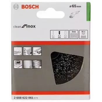 Topfbürste Bosch 2 608 622 061 Durchmesser 6,5 cm Drahtstärke 0,3 mm