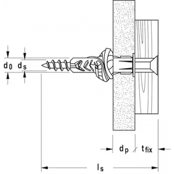 Universal-Dübel Fischer UX 6 x 35 R S/20