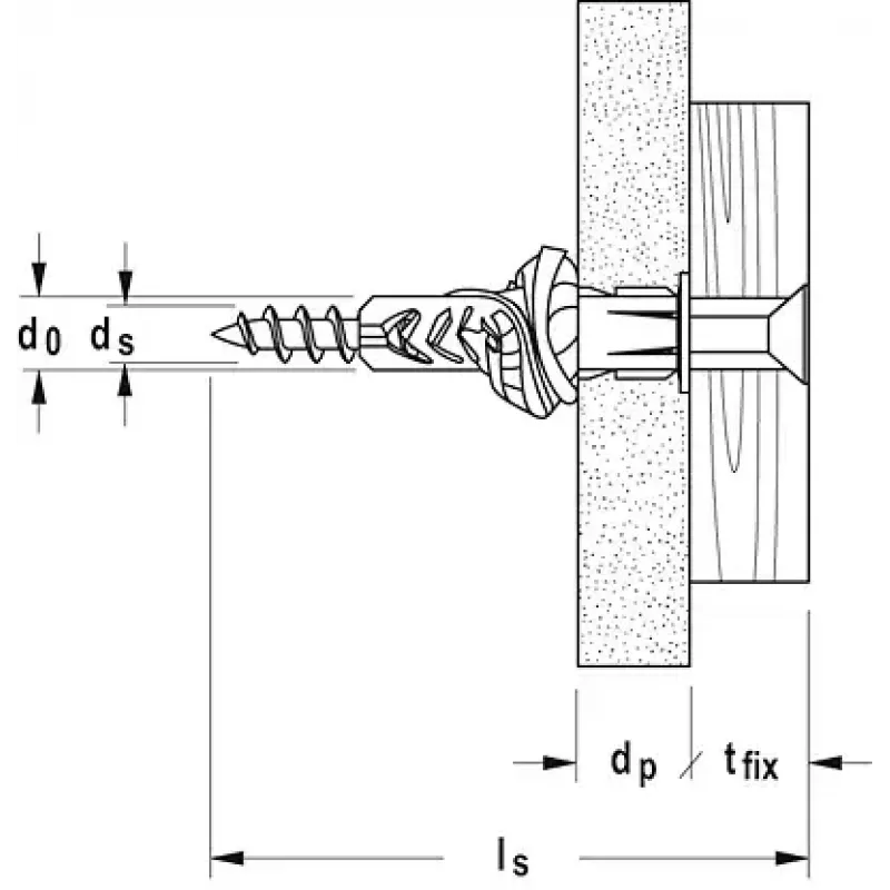 Universal-Dübel Fischer UX 6 x 35 R S/20