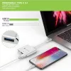 Techly IADAP USB31-HDMIPTY Laptop-Dock/Port-Replikator Kabelgebunden USB 3.2 Gen 1 (3.1 Gen 1) Type-C Silber