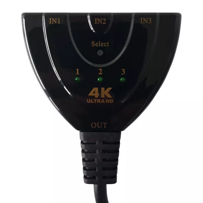 Techly IDATA HDMI-3F30 Videoschalter