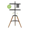 Techly ICA-TR58 TV-Ständer/Standfuß 165,1 cm (65 Zoll) Schwarz, Holz
