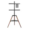 Techly ICA-TR58 TV-Ständer/Standfuß 165,1 cm (65 Zoll) Schwarz, Holz
