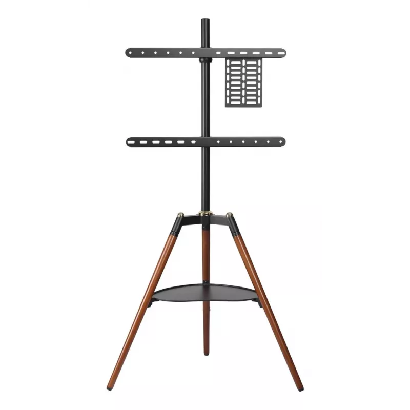 Techly ICA-TR58 TV-Ständer/Standfuß 165,1 cm (65 Zoll) Schwarz, Holz
