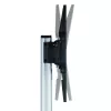 Techly Bodenständer mit Ablagewagen TV LCD/LED 37-86 Zoll, 200 x 200 mm, 600 x 400 mm, -10 - 5°, 180°, Aluminium, Kunststoff, Stahl, Schwarz, Grau