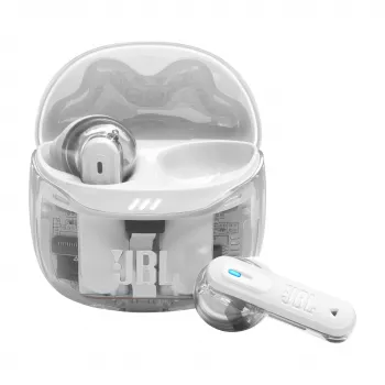 Headset JBL Tune Flex 2 Ghost Edition — True Wireless (TWS) In-Ear, Bluetooth, 20–20000 Hz, Weiß