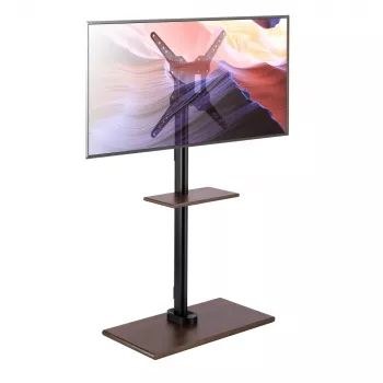 Techly Bodenständer für 23 bis 55 Zoll LCD/LED/Plasma-TVs