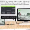 Techly IDATA KVM-DPC8K KVM-Switch Grau
