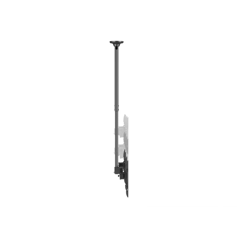 Deckenhalterung für zwei Bildschirme EQUIP 81,3 cm – 152,4 cm (32 inch–60 inch) (VESA 200x200–600x400, max. 80 kg, schwenkbar ±180°), schwarz