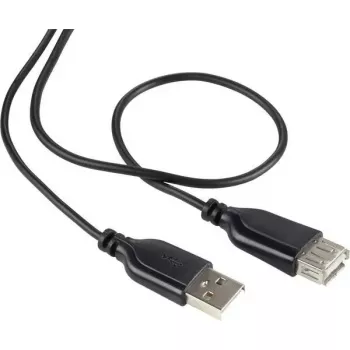 USB-2.0-Kabel Renkforce RF-4080795, USB-A auf USB-A, 1 m, schwarz