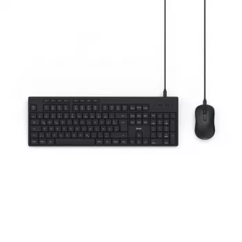 Hama CKM-200 Tastatur Maus enthalten Home/Office USB QWERTZ Deutsch Schwarz