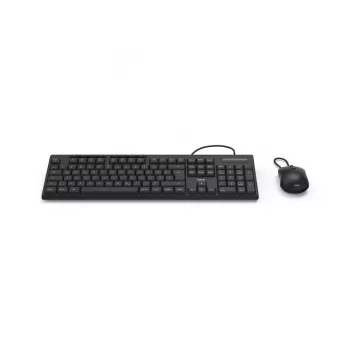 Hama CKM-200 Tastatur Maus enthalten Home/Office USB QWERTZ Deutsch Schwarz