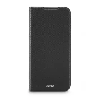 HAMA Daily Protect Folio-Hülle für Xiaomi Redmi 15C — passend für 17,5 cm (6,9 Zoll), schwarz, 2 Kartenfächer, Tischständer