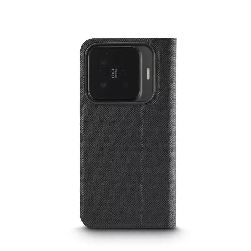 Folio-Handyhülle HAMA Daily Protect für Xiaomi 15T Pro — passend für 17,4 cm (6,83 Zoll) Bildschirme, schwarz, 2 Kartenfächer, Tischständer