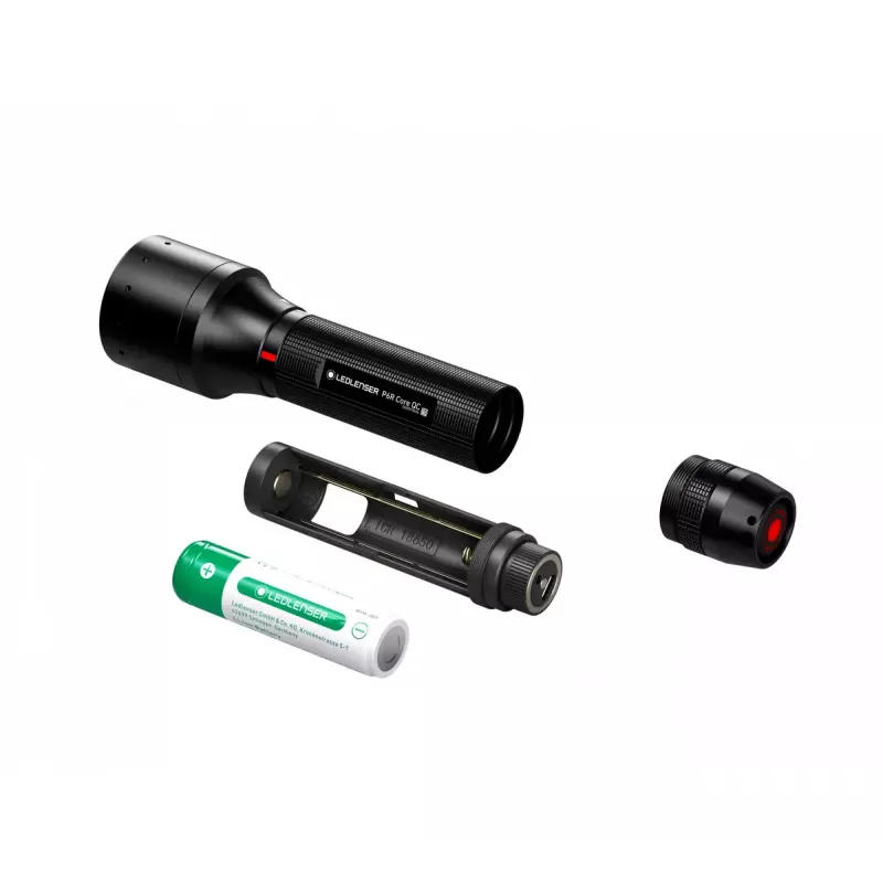 Handtaschenlampe Ledlenser P6R Core QC Schwarz LED Aluminium IP54 15lm
