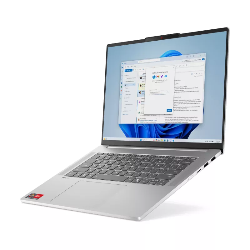 Lenovo IdeaPad schlank 5 15ARP10 AMD Ryzen™ 7 7735HS Laptop 38,9 cm (15,3 Zoll) WUXGA 16 GB LPDDR5x-SDRAM 1 TB SSD Wi-Fi 6 (802.11ax) Windows 11 Deutsch Grau