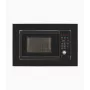 Einbau-Grillmikrowelle Exquisit EMW20.1 G — 20 l, 800 W, Schwarz, Tasten- und Drehregler-Bedienung, eingebautes Display