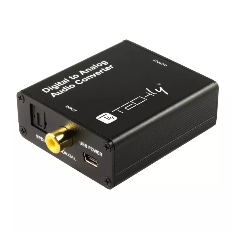 Techly IDATA SPDIF-9 Audiokonverter Schwarz