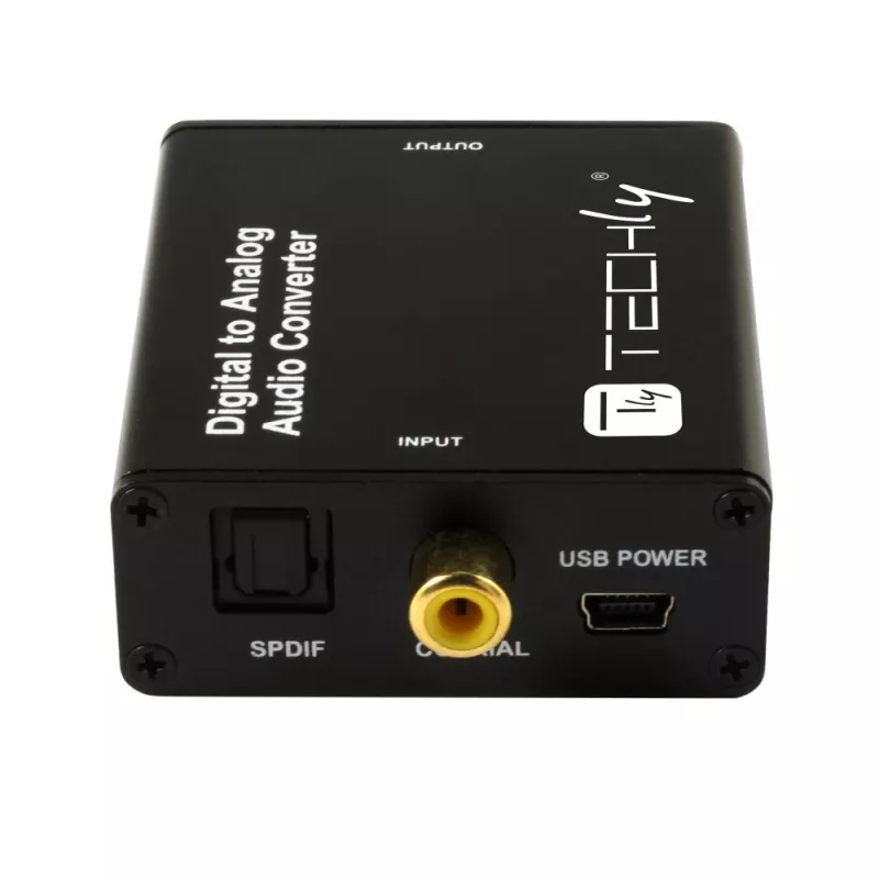 Techly IDATA SPDIF-9 Audiokonverter Schwarz
