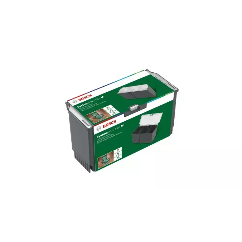 Aufbewahrungsbox Bosch SystemBox rechteckig Polypropylen 235×105×133 mm Schwarz/Grau