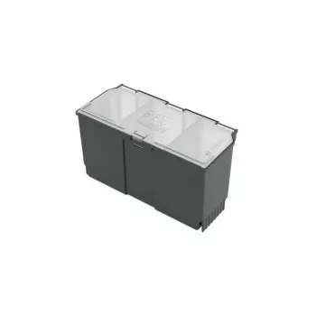Aufbewahrungsbox Bosch SystemBox rechteckig Polypropylen 235×105×133 mm Schwarz/Grau