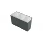 Aufbewahrungsbox Bosch SystemBox rechteckig Polypropylen 235×105×133 mm Schwarz/Grau