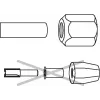 Spannzangen Bosch 2608570100 Durchmesser 6 mm
