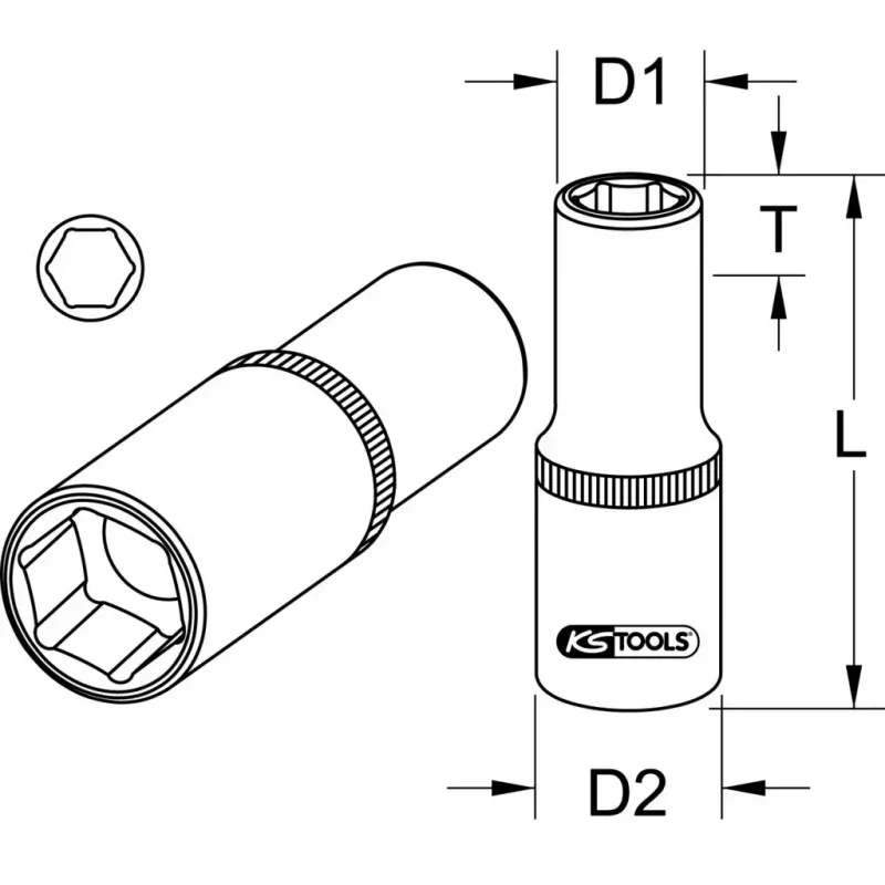 Steckschlüsselsatz KS Tools 917.5391