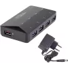 Interface Hub Renkforce RF-3806031 USB 3.2 Gen 1 Type-B Schwarz
