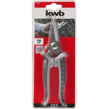Grasschere KWB 926790 langer Griff gerade Klinge 190 mm