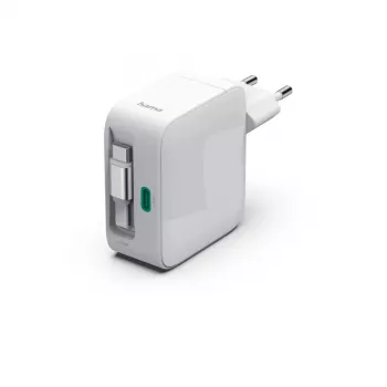 Hama 00201956 Ladegerät für Mobilgeräte Universal Weiß AC Innenbereich