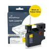 Beschriftungsband MediaRange MRDY45808 Schwarz auf gelb D1 — 19 mm x 7 m, permanenter Acrylkleber