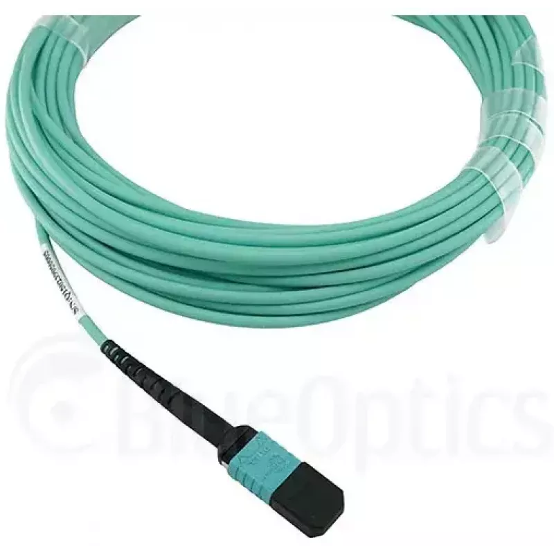 Glasfaserkabel BlueOptics CBX-STC012BPF-MXXN-MXXN-020M-MTP OM4 20m Türkis