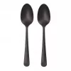 Einweg-Suppenlöffel Papstar 96528 Polypropylen Schwarz 190 mm 100 Stück
