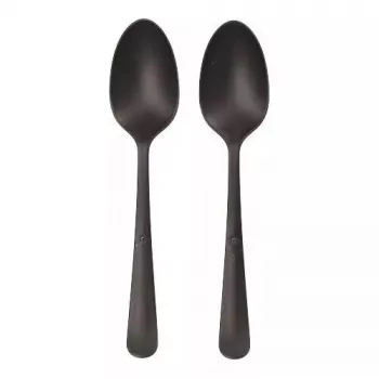 Einweg-Suppenlöffel Papstar 96528 Polypropylen Schwarz 190 mm 100 Stück