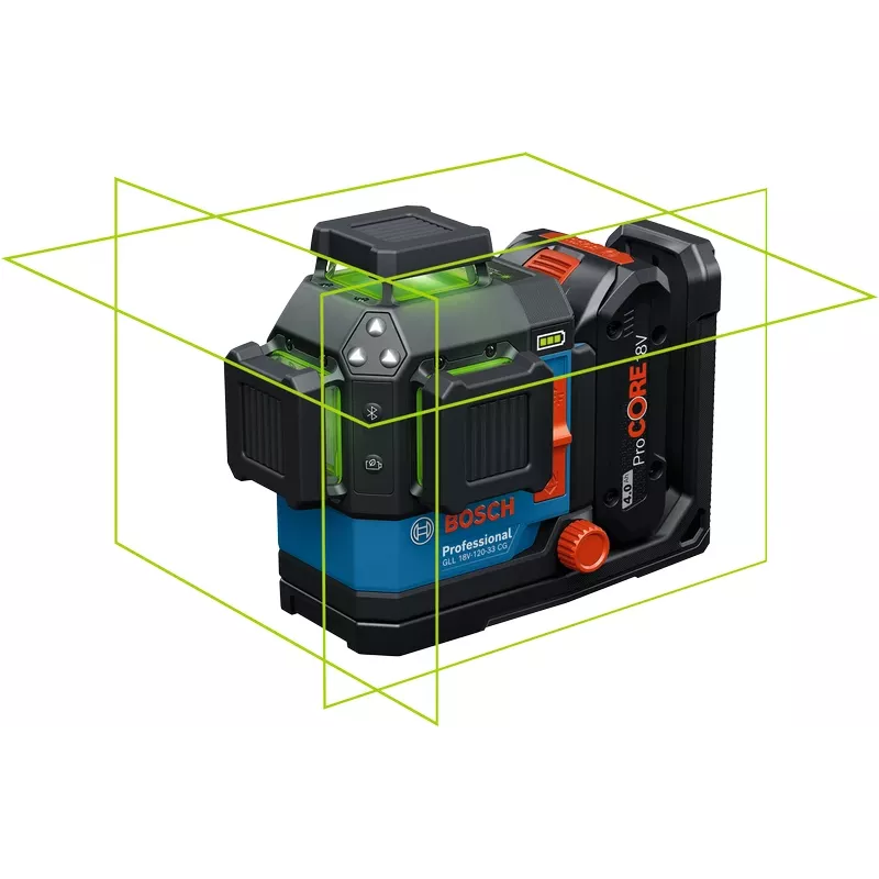 Bosch GLL 18V-120-33 CG grüner Linienlaser 1x4,0 Ah (mpn 0601065100)
