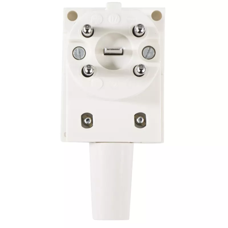 Hama 00220799 elektrischer Netzstecker Weiß