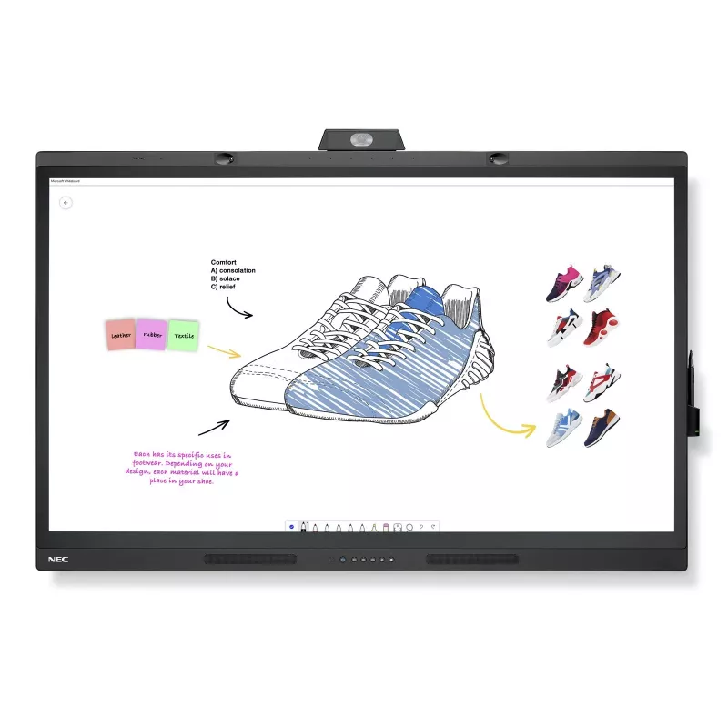 NEC WD551 interaktives Whiteboard 139,7 cm (55 Zoll) 3840 x 2160 Pixel Touchscreen