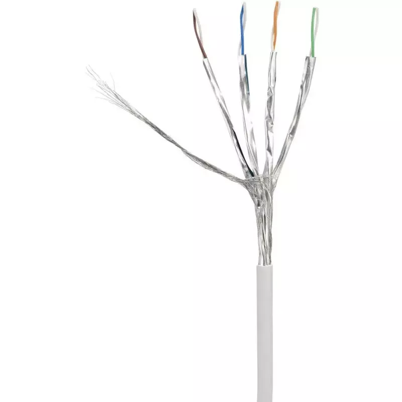 Netzwerkkabel Renkforce RF-4149858 0,25 m Cat6a S/FTP Grau