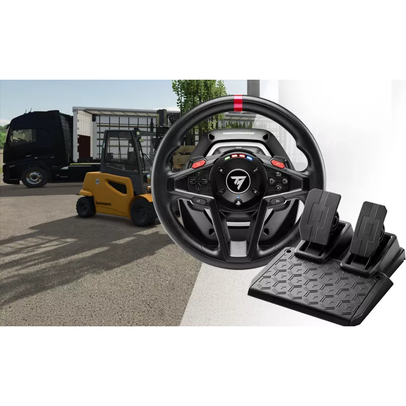 Thrustmaster T128 SimTask Farming Pack Schwarz Lenkrad + Pedale + Schalthebel PC, PlayStation 4, PlayStation 5