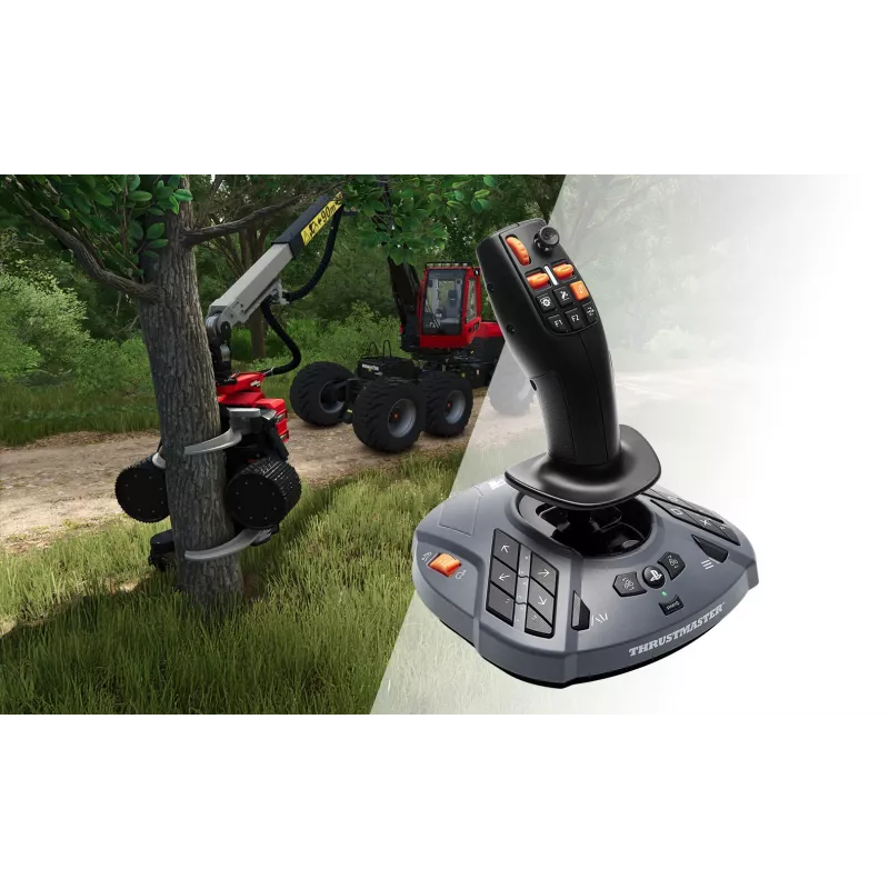 Thrustmaster T128 SimTask Farming Pack Schwarz Lenkrad + Pedale + Schalthebel PC, PlayStation 4, PlayStation 5