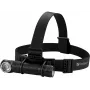 Sandberg Stirnlampe 1000 Pro, Stirnband-Taschenlampe, Schwarz, Aluminium, IP66, LED, 25 lm